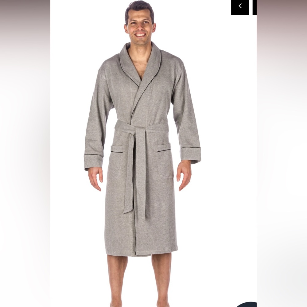 Men’s Noble Mount Waffle Knit Thermal Robe